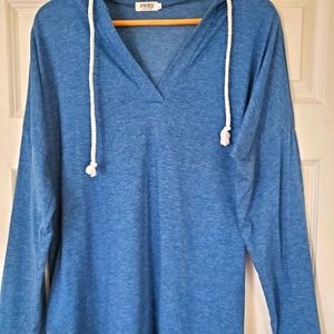 Women's hooded pullover - L